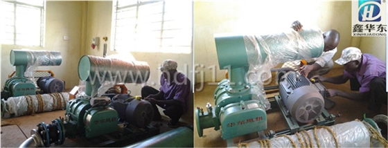 羅茨風(fēng)機(jī)使用現(xiàn)場(chǎng) 羅茨風(fēng)機(jī)使用現(xiàn)場(chǎng)