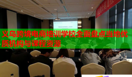 義烏跨境電商培訓(xùn)學(xué)校全面盤點當?shù)貎?yōu)質(zhì)機構(gòu)與課程資源
