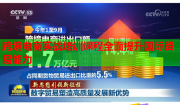 跨境電商實戰(zhàn)培訓(xùn)課程全面提升國際貿(mào)易能力