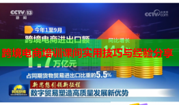跨境電商培訓(xùn)課間實(shí)用技巧與經(jīng)驗(yàn)分享